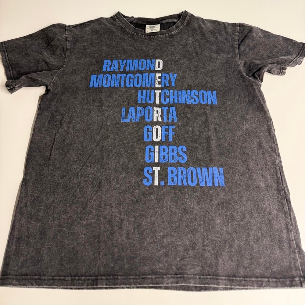 Comfort Colors Detroit Lions 2024 Draft Tee